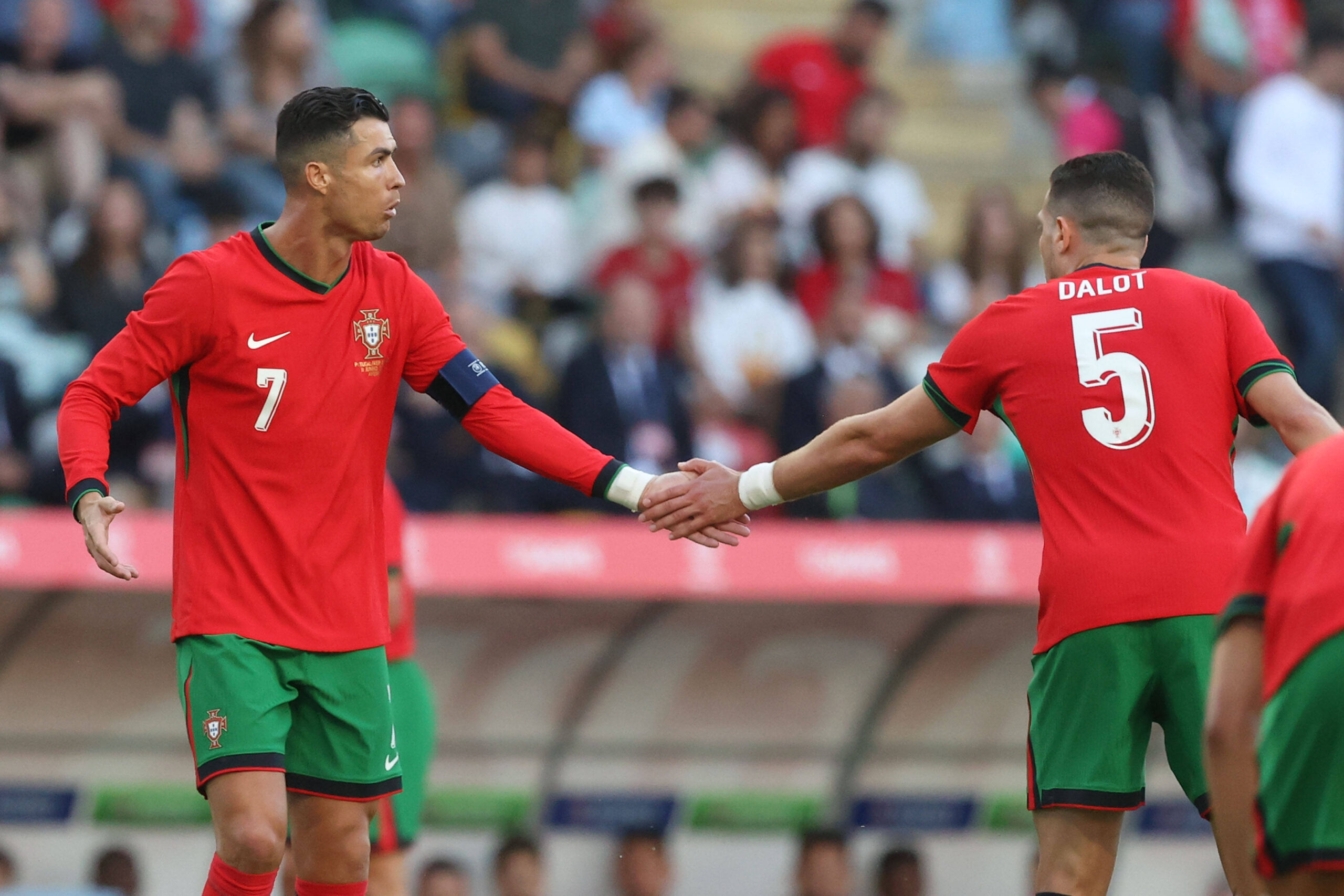 دیوگو دالو و کریستیانو رونالدو در تیم ملی پرتغال