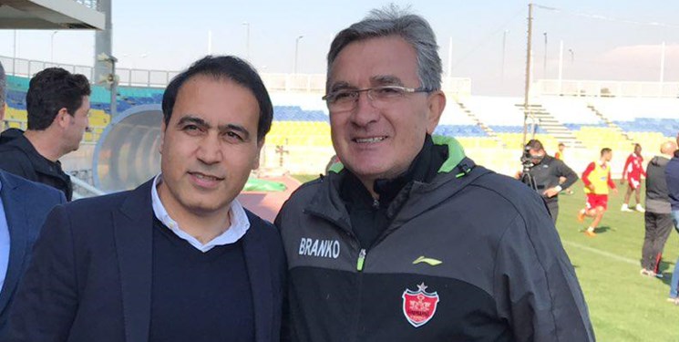 مهدی مهدوی کیا - برانکو ایوانکوویچ - پرسپولیس - لیگ برتر فوتبال ایران