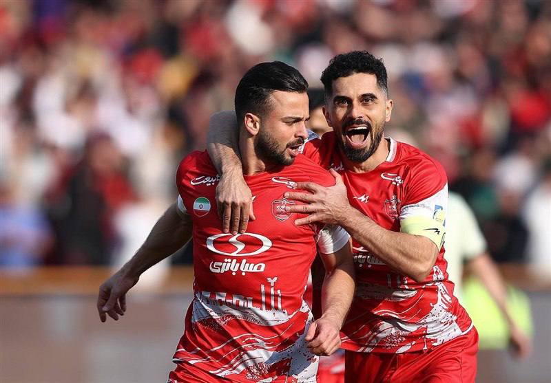 سروش رفیعی - امید عالیشاه - پرسپولیس - لیگ برتر فوتبال ایران