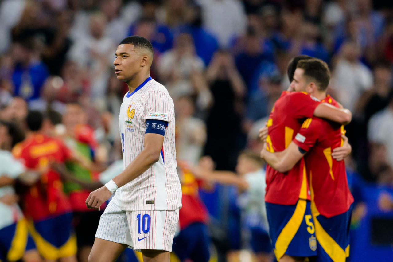 شکست فرانسه مقابل اسپانیا در نیمه نهایی یورو 2024  - حسرت کیلیان امباپه