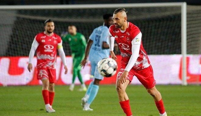 سردار دورسون سروش رفیعی بازیکن پرسپولیس مقابل گل گهر