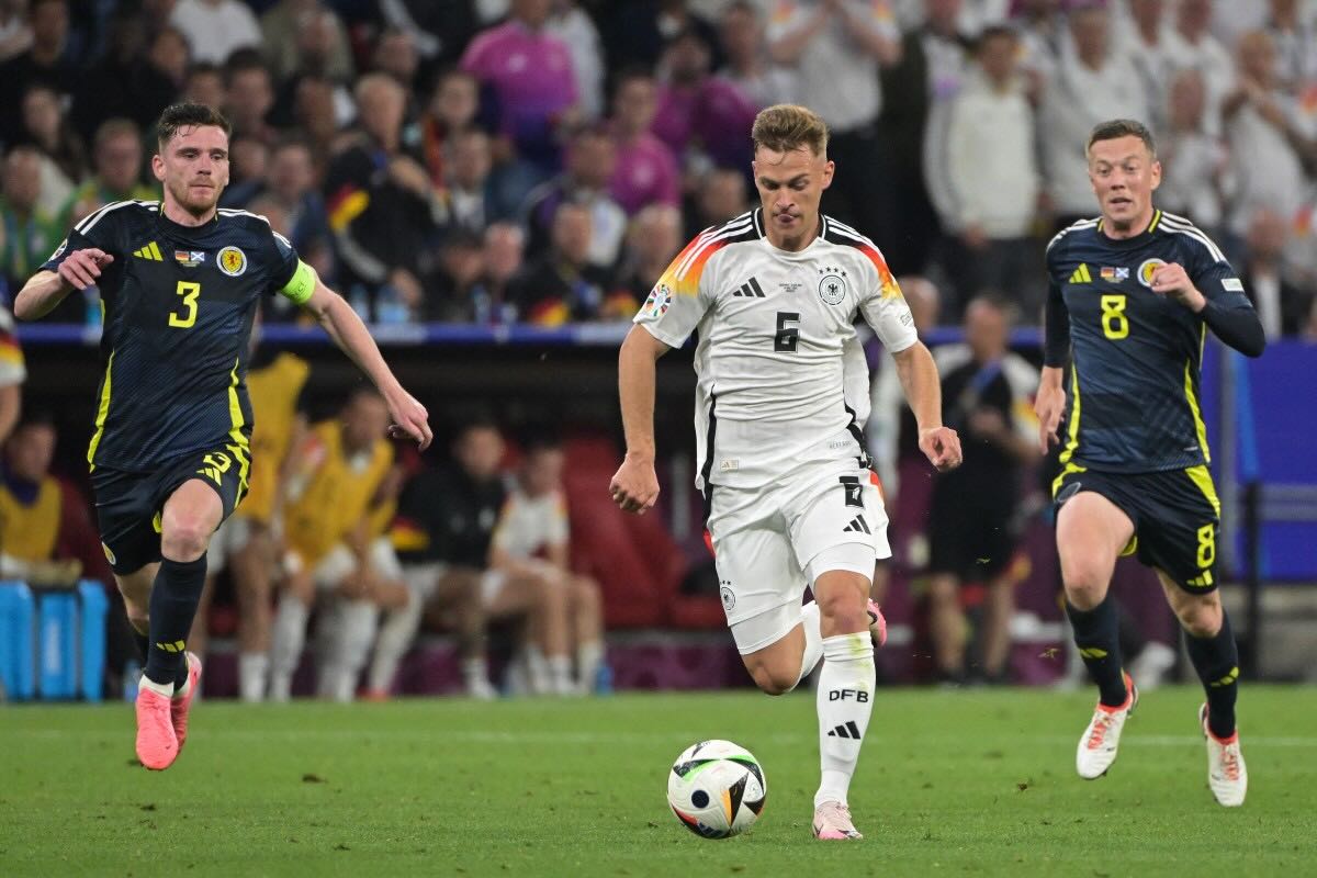 کیمیش، هافبک تیم ملی آلمان در بازی افتتاحیه یورو 2024 مقابل اسکاتلند