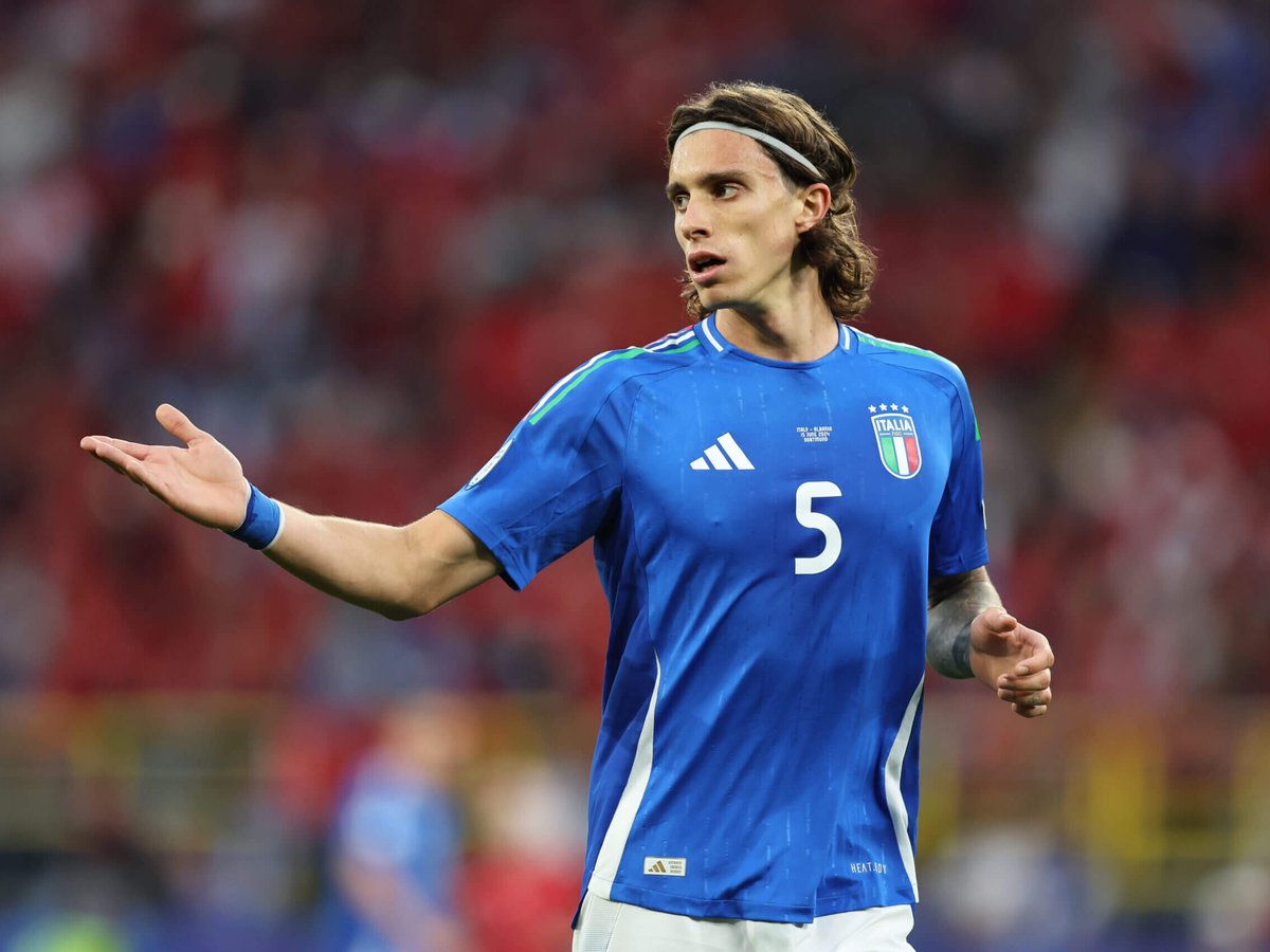 ریکاردو کالافیوری با پیراهن تیم ملی ایتالیا در یورو 2024