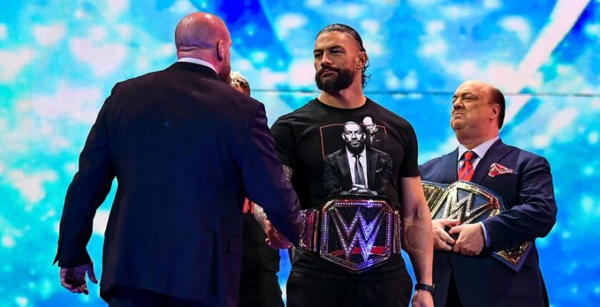 تریپل اچ و رومن رینز، ستارگان کشتی کج و WWE