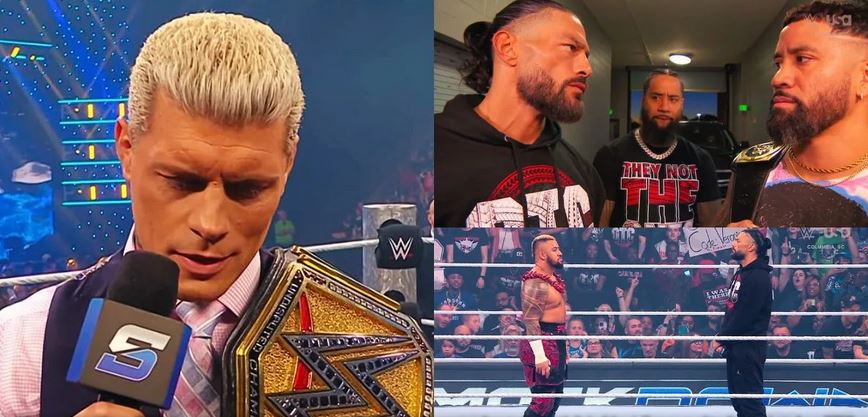 رومن رینز و کودی رودز، ستارگان کشتی کج و WWE در شوی اسمکداون