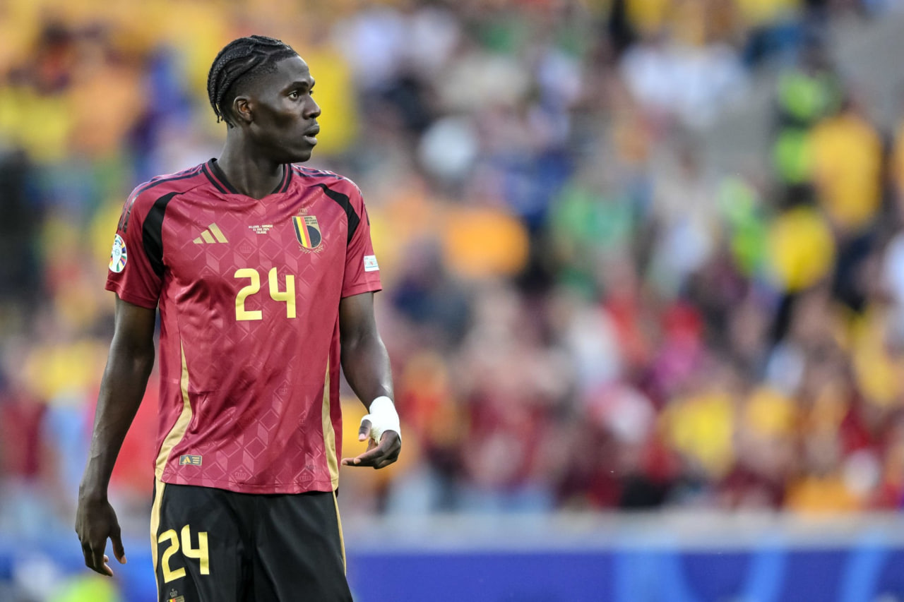 آمادو اونانا در بازی بلژیک و رومانی در مرحله گروهی یورو 2024