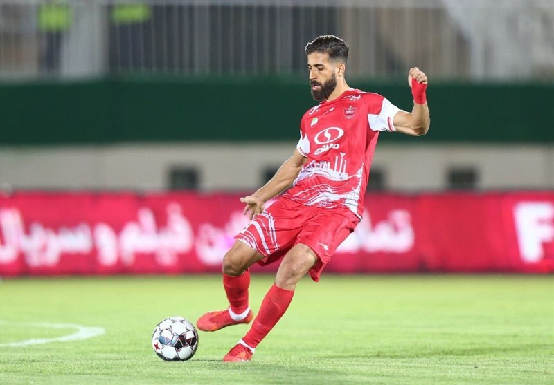 عکس از فرشاد فرجی مدافع پرسپولیس