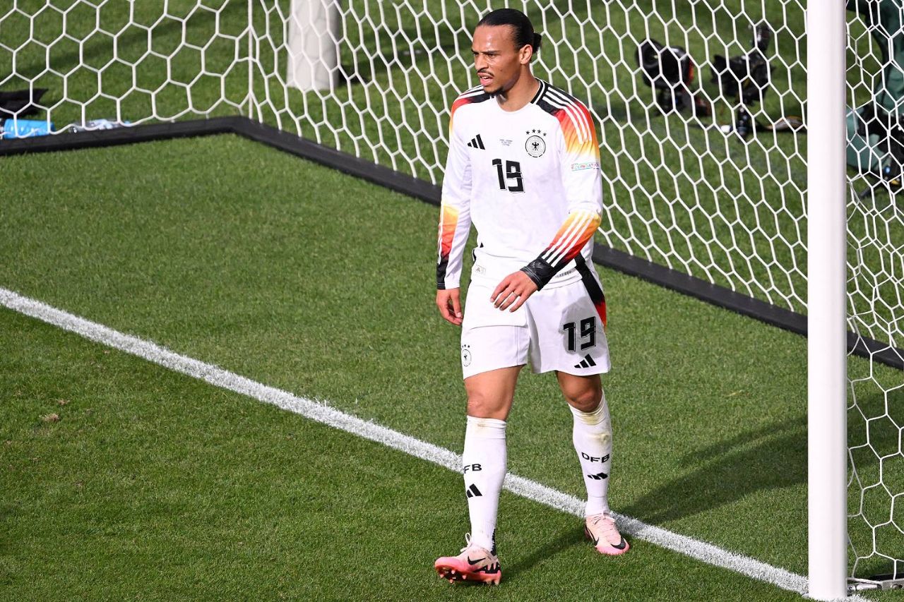 آسیب دیدگی لروی سانه در جریان شکست ۲-۱ آلمان برابر اسپانیا در یک چهارم نهایی یورو ۲۰۲۴