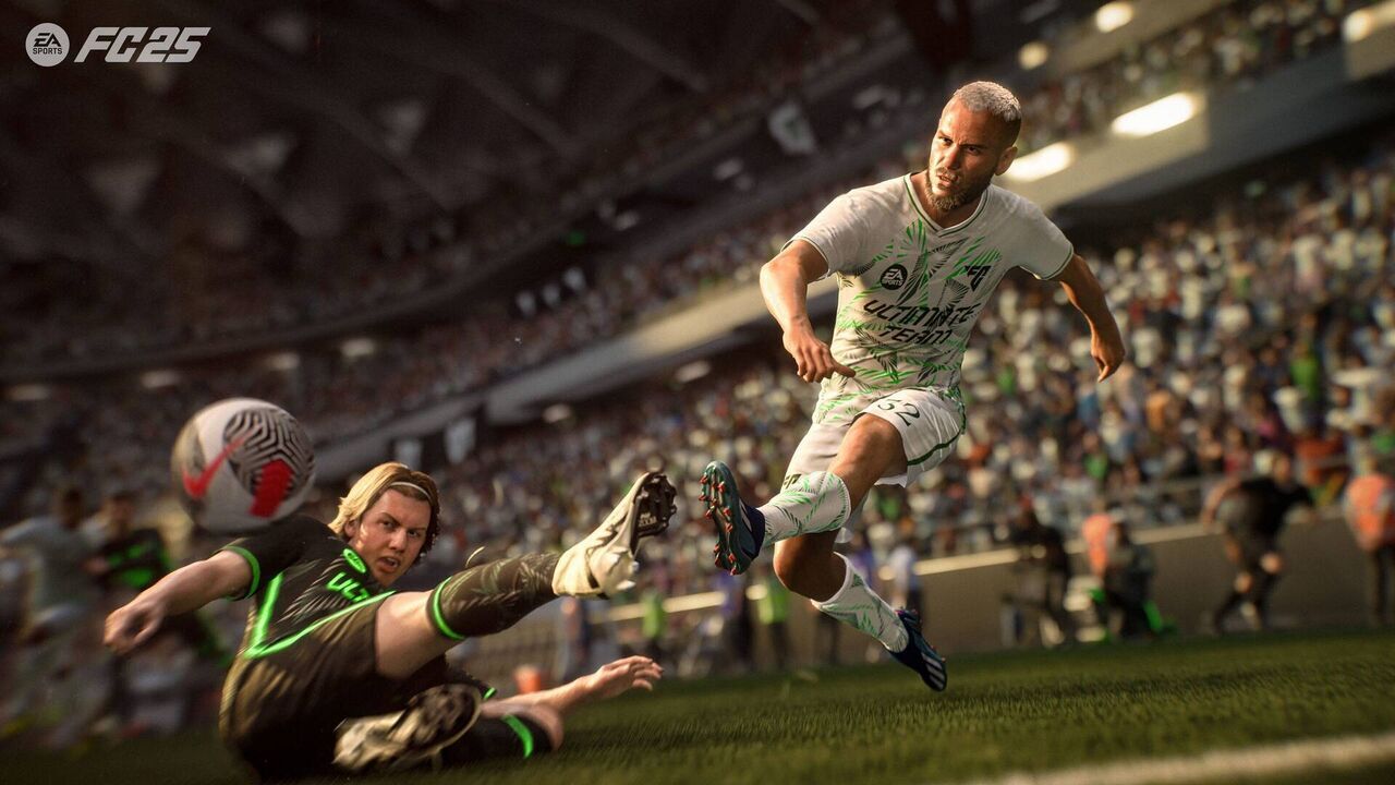 بازیکنان فوتبال در بازی EA Sports FC 25 