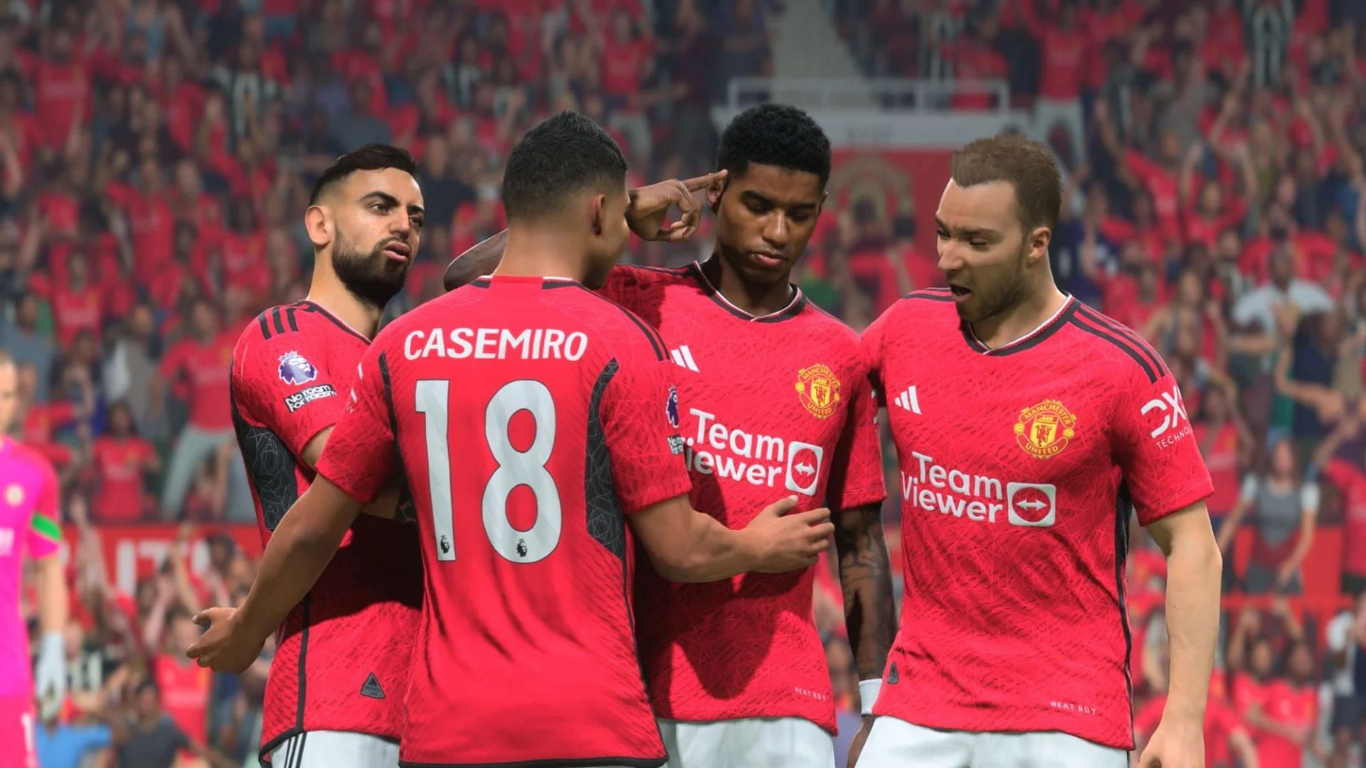 بازیکنان منچستریونایتد در بازی EA Sports FC 25 