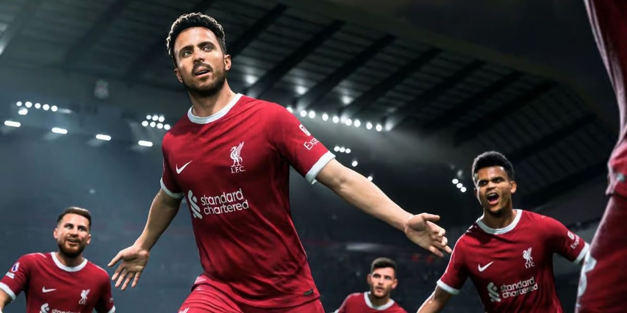 بازیکنان لیورپول در بازی EA FC 25 