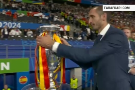 جشن قهرمانی اسپانیا پس از قهرمانی در یورو 2024