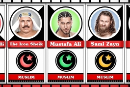 شاون داواری WWE - مصطفی علی مسلمان - سامی زین مسلمان - قهرمانان مسلمان WWE - محمد حسن کشتی‌گیر - کشتی حرفه‌ای WWE - ستاره‌های مسلمان در WWE - تاریخچه مسلمانان در WWE - WWE و قهرمانان مسلمان