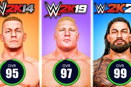 مقایسه ریتینگ WWE 2K - بالاترین امتیاز کشتی‌گیران WWE - آندرتیکر WWE 2K - رومن رینز ریتینگ - بروک لزنر در WWE 2K - ریتینگ ستاره‌های WWE - بالاترین امتیازات در بازی WWE