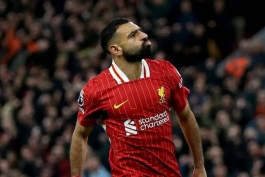 لحظه درخشش محمد صلاح و شادی او پس از گل