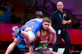 ابوالفضل رحمانی عضو تیم ملی کشتی ایران
