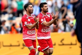 مهدی طارمی بازیکن پرسپولیس در مسابقه مقابل استقلال ورزشگاه آزادی