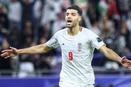 مهدی طارمی بازیکن تیم ملی فوتبال ایران 