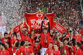 جشن قهرمانی پرسپولیس تهران