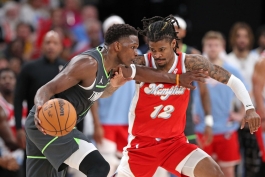 بسکتبال NBA - جا مورنت - آنتونی ادواردز - مینه سوتا تیمبروولوز - ممفیس گریزلیز 