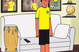 انیمیشن بلیچر ریپورت در خصوص حواشی اخیر رونالدینیو و تیم ملی برزیل