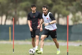تمرین پرسپولیس- اوستون اورونوف