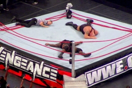مارک هنری و بیگ شو در شوی کشتی کج ونجنس 2011 WWE رینگ را شکستند