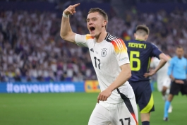 فلوریان ویرتس در بازی آلمان و اسکاتلند در مرحله گروهی یورو 2024
