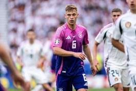 یوسوا کیمیش در بازی آلمان و مجارستان در مرحله گروهی یورو 2024