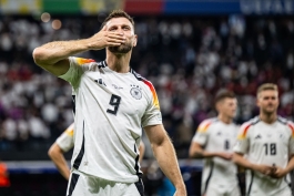 خوشحالی گل نیکلاس فولکروگ بازی سوئیس و آلمان در مرحله گروهی یورو 2024