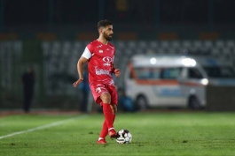 عکس از فرشاد فرجی مدافع پرسپولیس