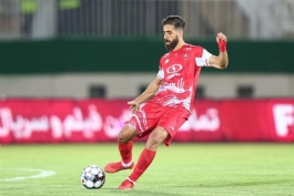 عکس از فرشاد فرجی مدافع پرسپولیس