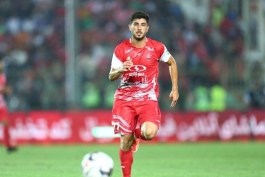 عکس از محمد خدابنده لو هافبک پرسپولیس