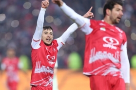 عکس از فرشاد احمدزاده وینگر پرسپولیس