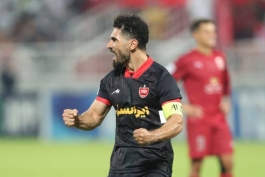 عکس از امید عالیشاه وینگر پرسپولیس