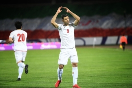 عکس از مهدی طارمی مهاجم تیم ملی ایران