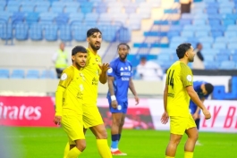 عکس از مهدی قائدی، شهریار مغانلو و سامان قدوس در تیم الاتحاد کلبا