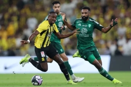 عکس از بازی الاهلی و الاتحاد عربستان