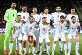عکس از بازیکنان تیم ملی ایران