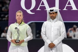 ناصر الخلیفی در مسابقات تنیس قطر 