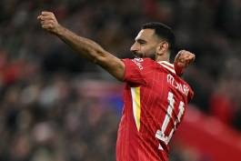 شادی گل محمد صلاح مقابل بولونیا