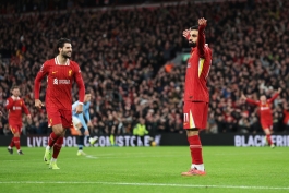 محمد صلاح در بازی لیورپول و منچسترسیتی