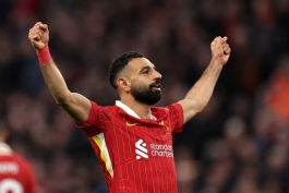 محمد صلاح در پیراهن باشگاه لیورپول در فصل 25-2024