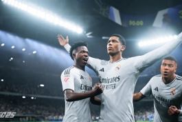 جود بلینگام و بازیکنان رئال مادرید - بازی EA Sports FC 25