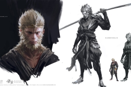 پوستری از شخصیت اصلی بازی Black Myth: Wukong