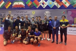 اهدای جوایز لیگ برتر تنیس روی میز ایران