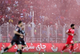 هواداران نساجی مازندران در بازی نساجی و پرسپولیس