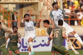 بازی شمس آذر قزوین و ذوب آهن