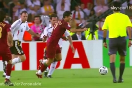 عملکرد کریستیانو رونالدو در مقابل فرانسه سال 2006