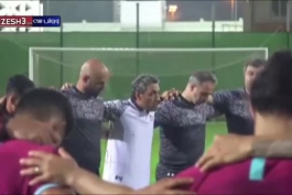 آخرین تمرین تیم تراکتور ایران قبل از بازی با پاختاکور در لیگ قهرمانان آسیا